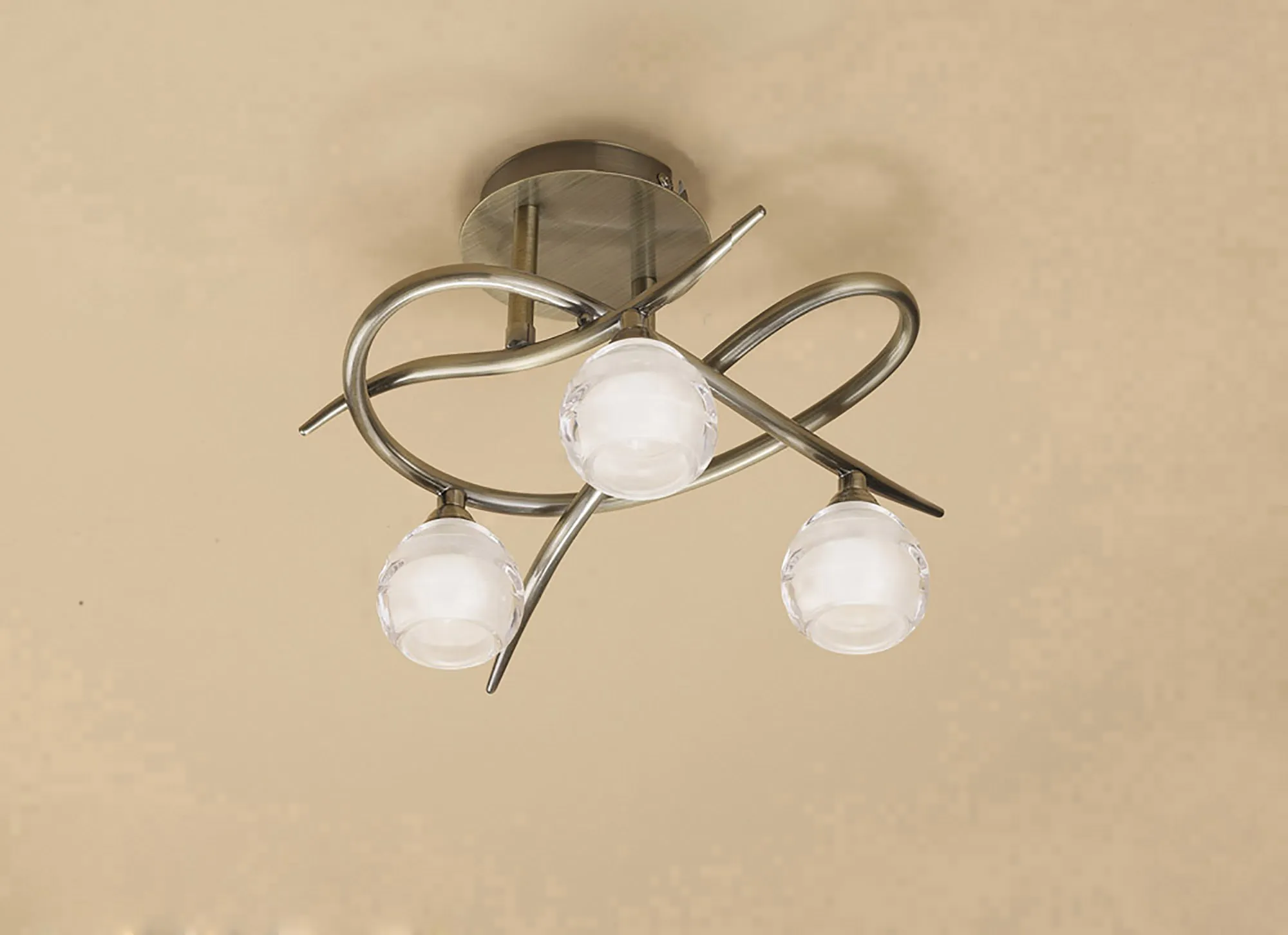 Loop AB Ceiling Lights Mantra Semi Flush Fittings Loop AB Ceiling Lights Mantra Semi Flush Fittings